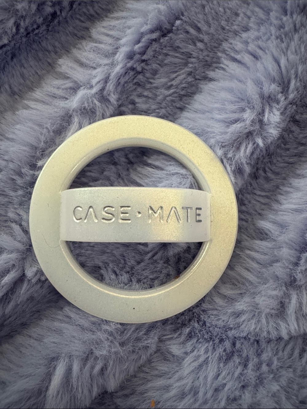 Case-Mate Silver Magnetic Phone Ring Grip